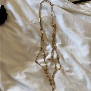 Gold Tory Burch necklace